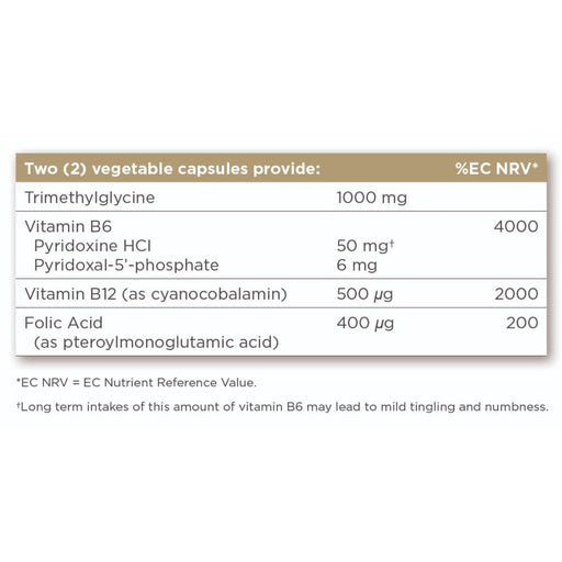 Solgar Gold Specifics Homocysteine Modulators Vegetable Capsules Pack of 60 at MySupplementShop.co.uk