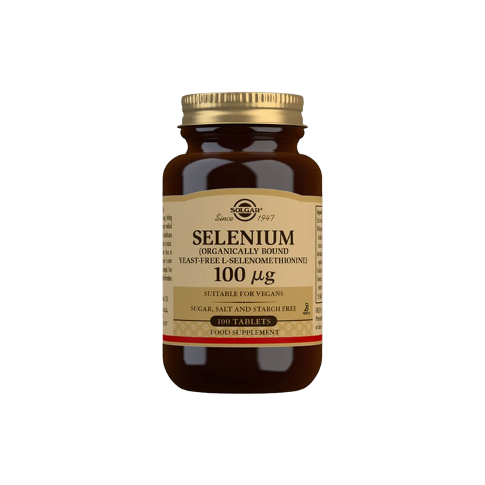 Solgar Selenium (Yeast-Free) 100 µg Tablets Pack of 100