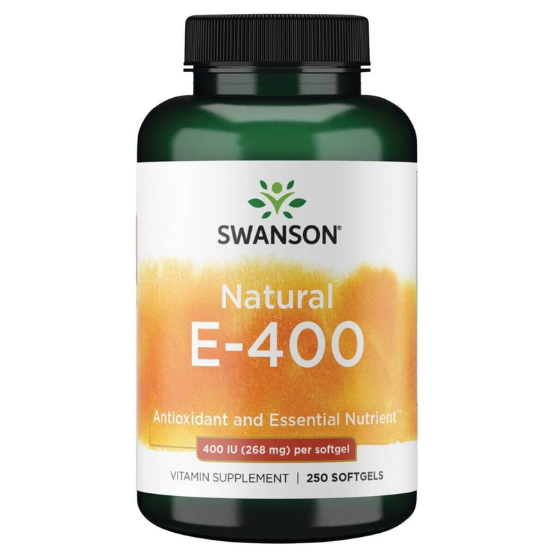 Swanson Natural Vitamin E Natural 400iu (268 mg) 250 Softgels at MySupplementShop.co.uk