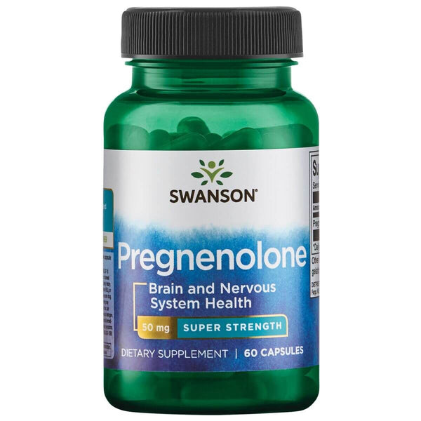 Swanson Super-Strength Pregnenolone 50mg 60 Capsules at MySupplementShop.co.uk