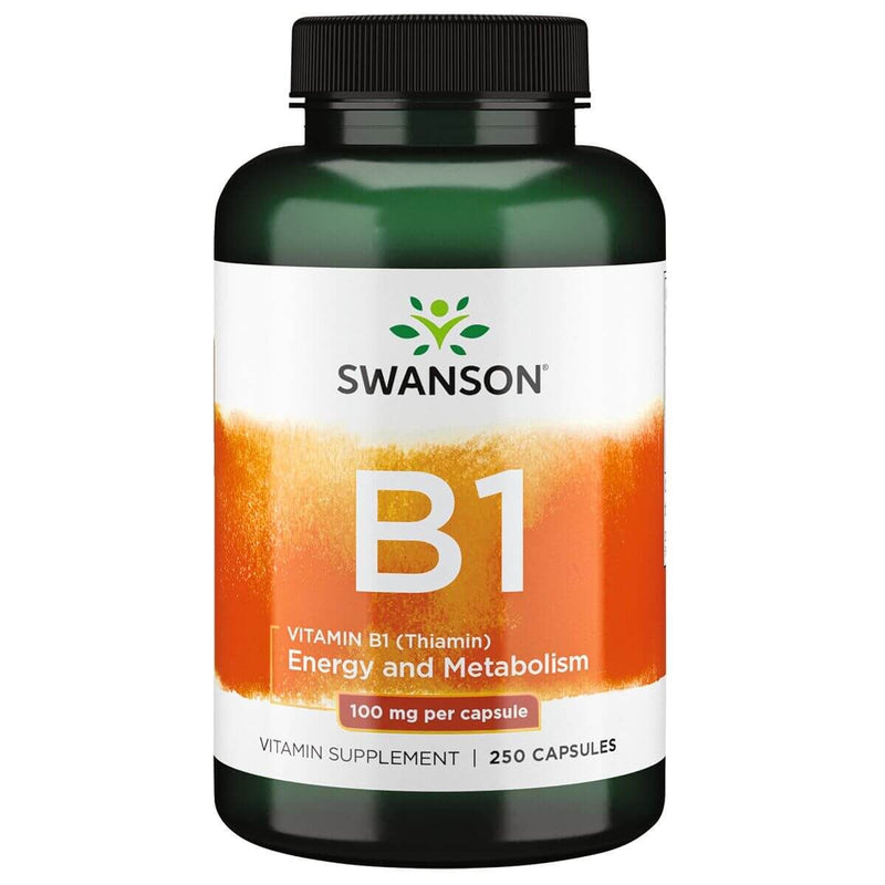 Swanson Vitamin B1 100 Mg 250 Capsules at MySupplementShop.co.uk