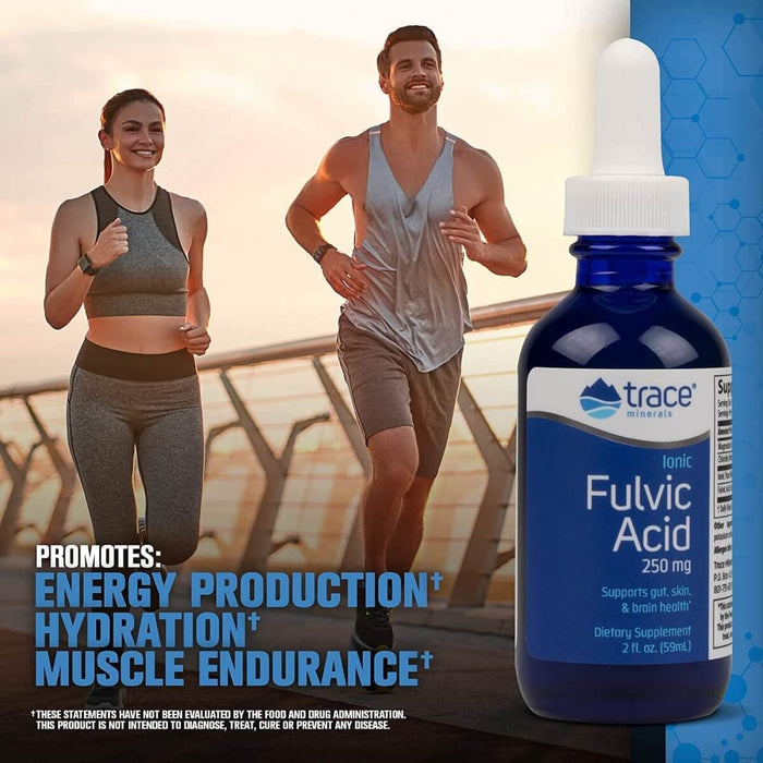 Trace Minerals Ionic Fulvic Acid 250mg 2 fl oz (59ml) | Premium Supplements at MYSUPPLEMENTSHOP