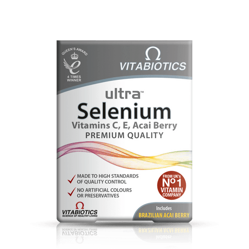 MySupplementShop Immune Support Vitabiotics Ultra Minerals Selenium 30 Tablets by Vitabiotics