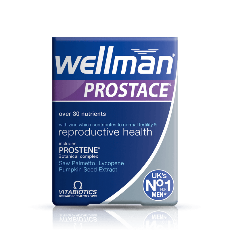 Vitabiotics Wellman Prostace Vitamin Mineral And Botanical Food Supplement 60 Tablets