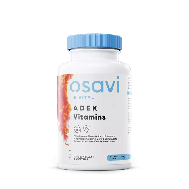 Osavi ADEK Vitamins - Natural Blend for Immunity, Bone Health & More | 120 Softgels