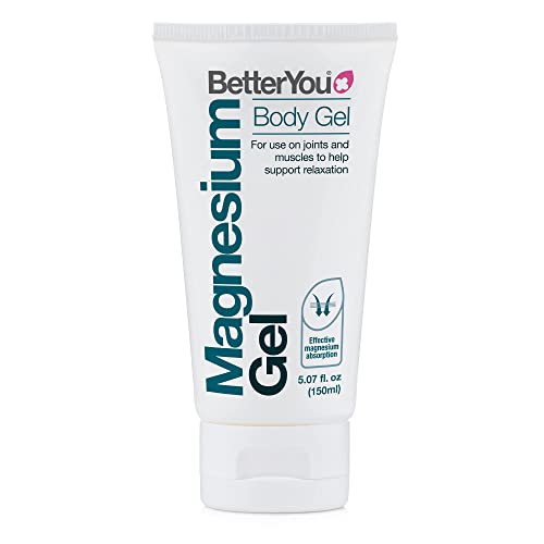 BetterYou Magnesium Body Gel | Pure Clean and Natural Source Of Magnesium Chloride | Transdermal Magnesium Body Gel | For Use On Joints And Muscles | 150ml | High-Quality Combination Multivitamins & Minerals | MySupplementShop.co.uk