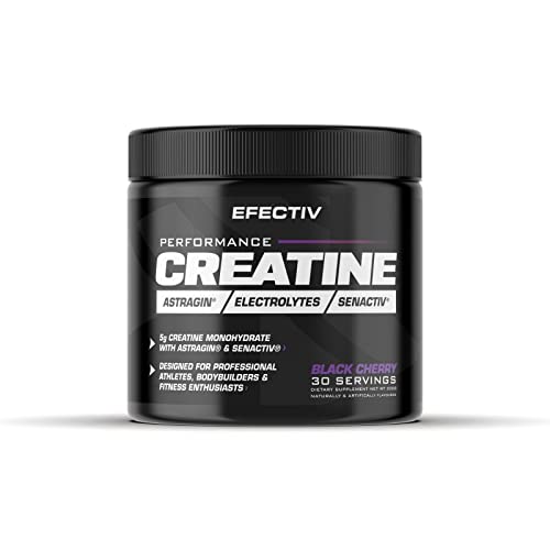 Efectiv Nutrition Performance Creatine 300g Black Cherry | High-Quality Creatine Supplements | MySupplementShop.co.uk