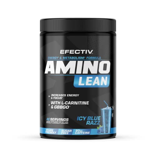 Efectiv Nutrition Amino Lean 240g Blue Razz Slush | High-Quality Amino Acids and BCAAs | MySupplementShop.co.uk