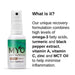 MYO Plant Nutrition Post Workout Recovery Spray - 30ml - Vegan After Workout Rapid Muscle Repair - Turmeric & Black Pepper Vitamins A C E & D3 to Replenish Body & Mind - Cinnamon & Vanilla Flavour | High-Quality Vitamins, Minerals & Supplements | MySupplementShop.co.uk