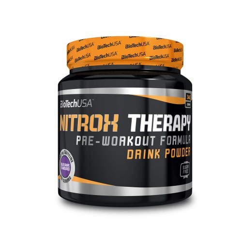 BioTechUSA Nitrox Therapy, Peach - 340 grams | High-Quality Nitric Oxide Boosters | MySupplementShop.co.uk