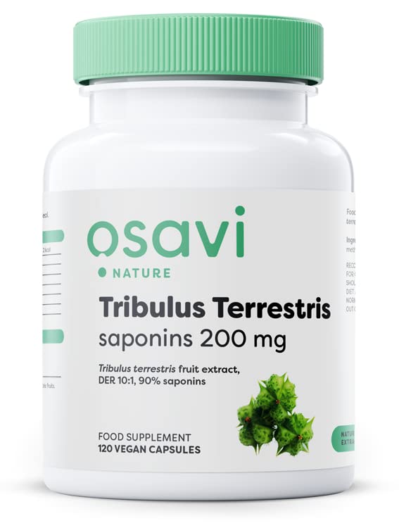 Osavi Tribulus Terrestris Saponins 200mg  120 vegan caps - Tribulus at MySupplementShop by Osavi