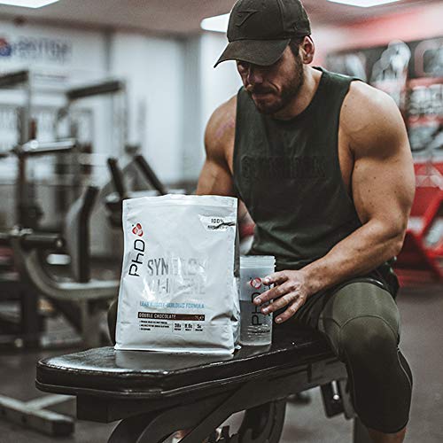 PhD Nutrition | Synergy Protein Powder | Premium Grass-Fed Whey | Vegetarian | 40g Protein 8.6g BCAA’s 5g Creatine | Vit D Calcium Zinc & Magnesium | 100% Recyclable Packaging | Double Choc 2kg | High-Quality Whey Proteins | MySupplementShop.co.uk