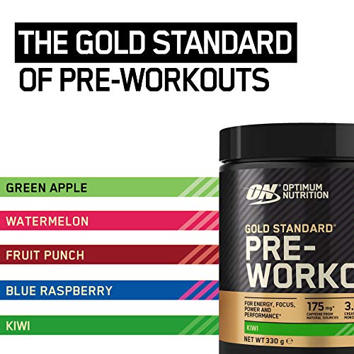 Optimum Nutrition Gold Standard Pre Workout 330g Kiwi | High-Quality Sports Nutrition | MySupplementShop.co.uk