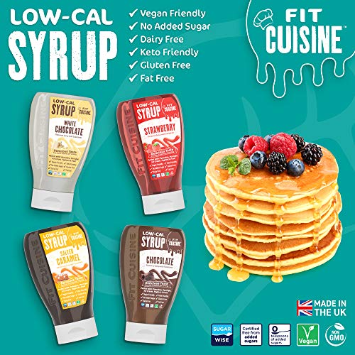 Applied Nutrition Fit Cuisine Low-Cal Syrup Strawberry 425ml - Health Foods at MySupplementShop by Fit Cuisine