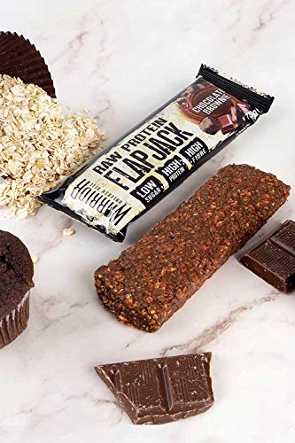 Warrior Raw Protein Flapjack 12x75g Choc Brownie | High-Quality Health Foods | MySupplementShop.co.uk