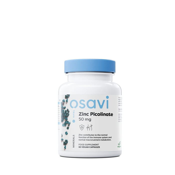 Osavi Zinc Picolinate, 50mg - 60 vegan caps | High-Quality Zinc | MySupplementShop.co.uk