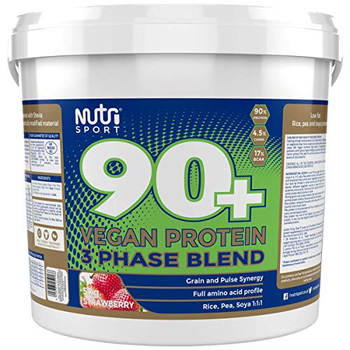 Nutrisport 90+ Vegan Protein 5kg Chocolate | High-Quality Sports Nutrition | MySupplementShop.co.uk