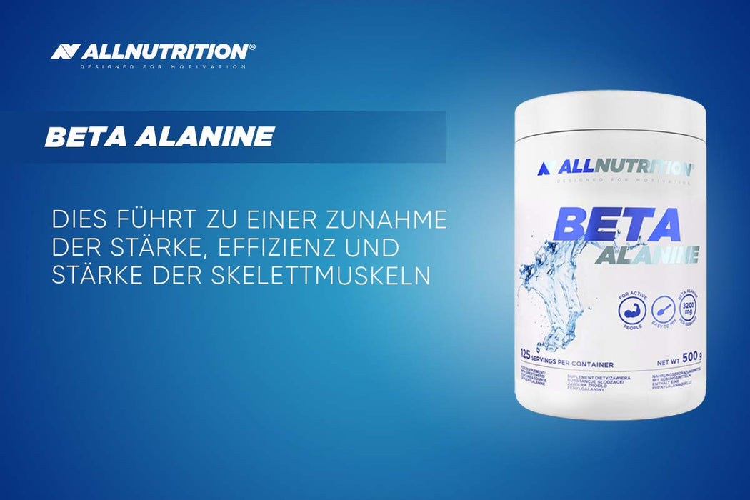 Allnutrition Beta Alanine, Ice Fresh - 500g | High-Quality Combination Multivitamins & Minerals | MySupplementShop.co.uk