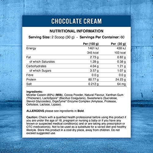 Applied Nutrition Casein 1.8kg Chocolate | High-Quality Protein | MySupplementShop.co.uk
