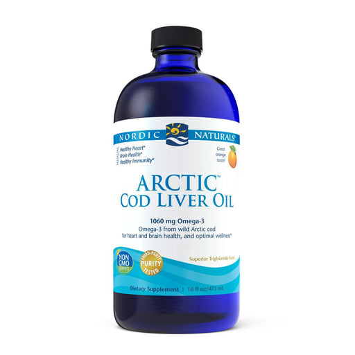 Nordic Naturals Arctic Cod Liver Oil, 1060mg Orange - 473 ml. - Health and Wellbeing at MySupplementShop by Nordic Naturals