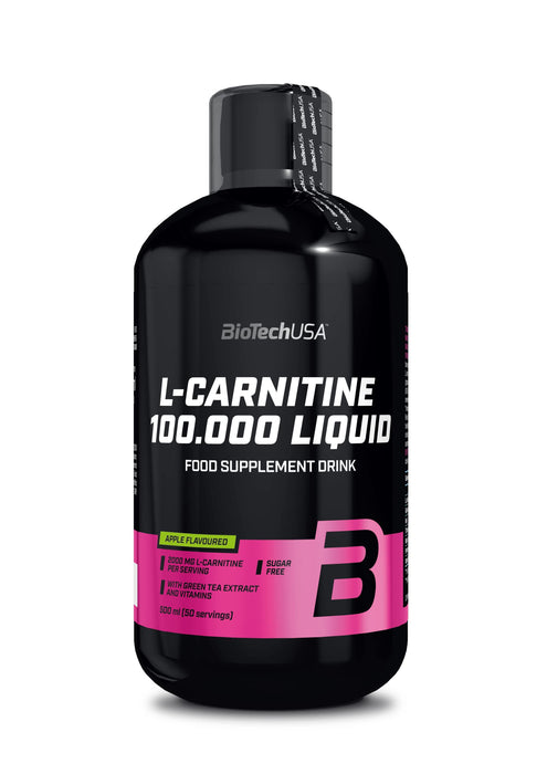 BioTechUSA L-Carnitine 100.000, Apple - 500 ml. - Amino Acids and BCAAs at MySupplementShop by BioTechUSA