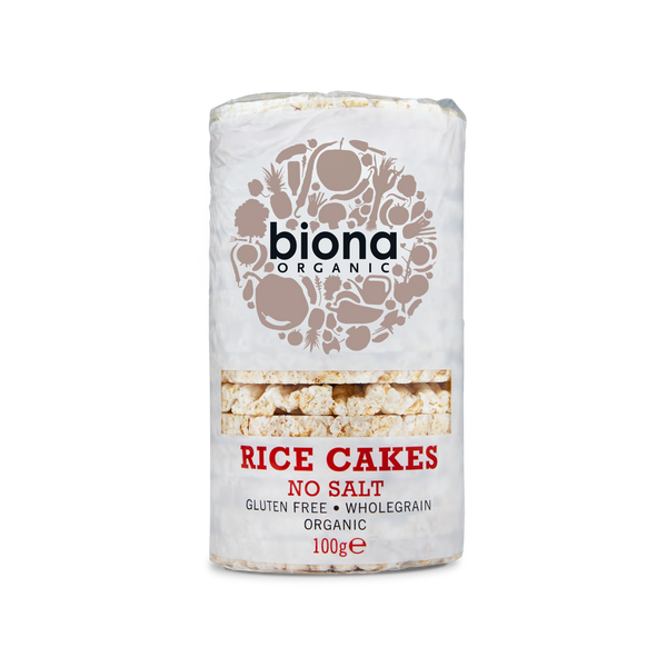 Biona Organic Rice Cakes - No Salt 100g | High-Quality Health Foods | MySupplementShop.co.uk