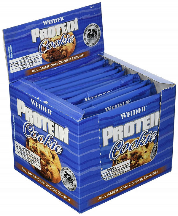 Weider Protein Cookie, Double Choc Chips - 12 x 90g | High-Quality Health Foods | MySupplementShop.co.uk