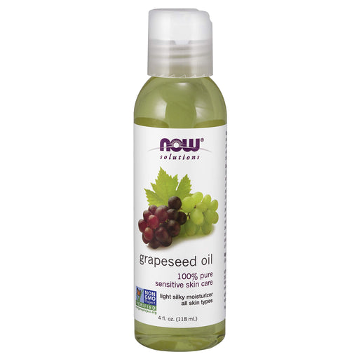 NOW Foods Grapeseed Oil - 118 ml. - Health and Wellbeing at MySupplementShop by NOW Foods