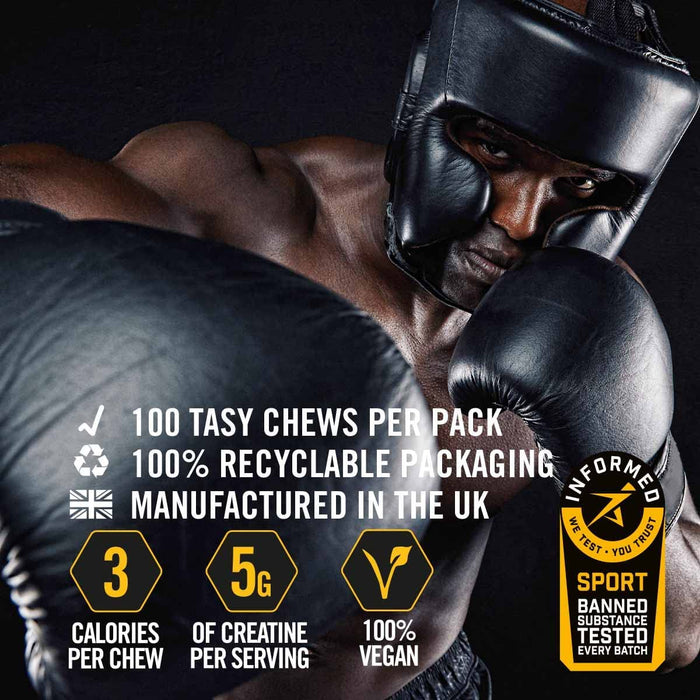 VOW Nutrition 100 x Creatine Chews | High-Quality Sports Nutrition | MySupplementShop.co.uk