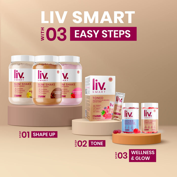 USN Liv.Smart Ashwagandha Gummies 60Softgels | High-Quality Supplements | MySupplementShop.co.uk