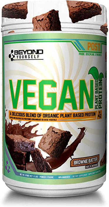 Beyond Yourself Vegan Protein 909g - Brownie Batter - Vegan Protein at MySupplementShop by Beyond Yourself