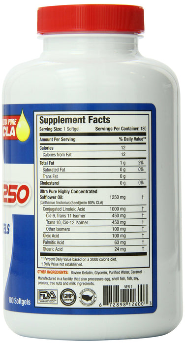 SAN Pure CLA 1250 - 180 softgels | High-Quality Slimming and Weight Management | MySupplementShop.co.uk