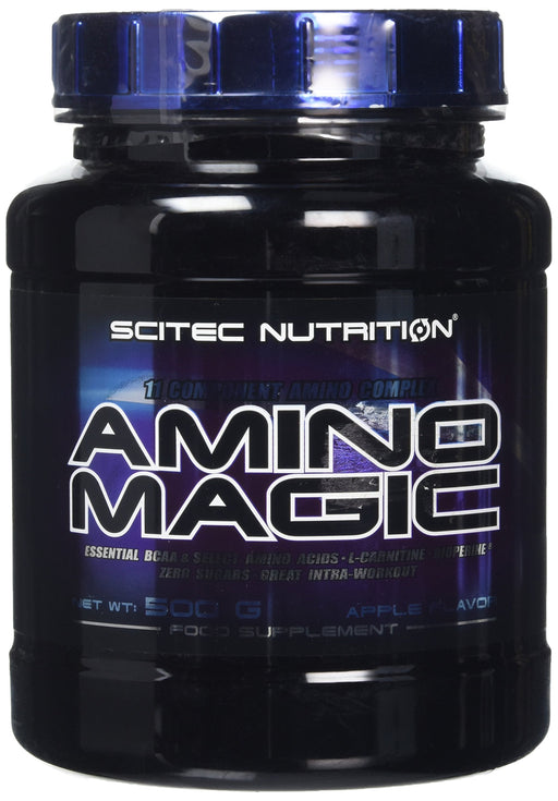 SciTec Amino Magic, Apple - 500 grams | High-Quality Amino Acids and BCAAs | MySupplementShop.co.uk