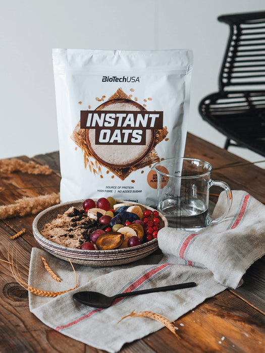 BioTechUSA Instant Oats, Chocolate - 1000g | High-Quality Porridge | MySupplementShop.co.uk