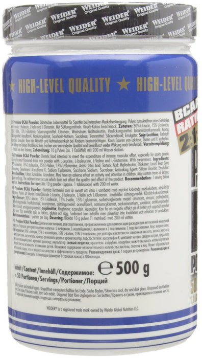 Weider Premium BCAA, Cherry Coconut - 500 grams - Amino Acids and BCAAs at MySupplementShop by Weider