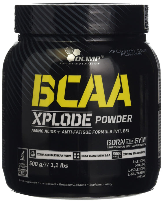 Olimp Nutrition BCAA Xplode, Xplosion Cola - 500 grams | High-Quality Amino Acids and BCAAs | MySupplementShop.co.uk