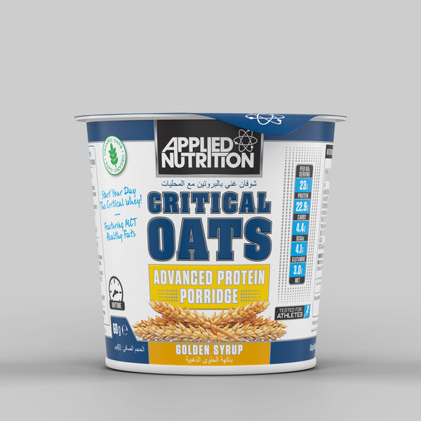 Applied Nutrition Critical Oats Protein Porridge 12 x 60g - Health Foods at MySupplementShop by Applied Nutrition