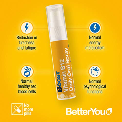 BetterYou Boost Daily Vitamins B12 Oral spray 25ml - Vitamins & Minerals at MySupplementShop by BetterYou