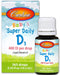 Carlson Labs Baby's Super Daily D3, 400 IU - 10 ml. - Health and Wellbeing at MySupplementShop by Carlson Labs