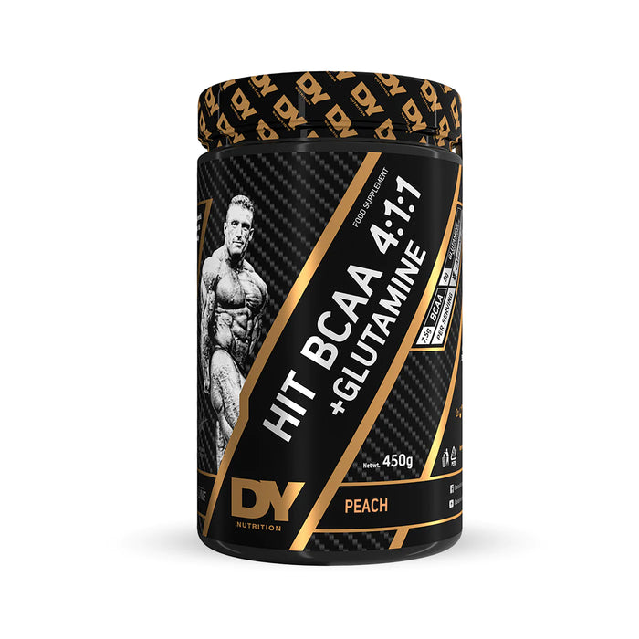 DY Nutrition Hit BCAA 4:1:1 + Glutamine 450g - BCAAs at MySupplementShop by DY Nutrition