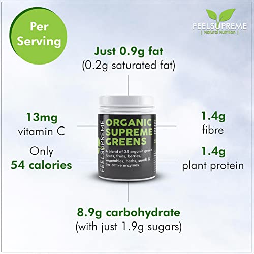 Feel Supreme Supreme Greens 300g - Sports Nutrition at MySupplementShop by Feel Supreme