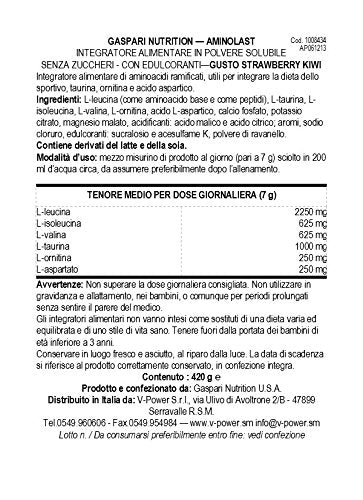 Gaspari Nutrition AminoLast 420g Strawberry Kiwi - Amino Acids and BCAAs at MySupplementShop by Gaspari Nutrition