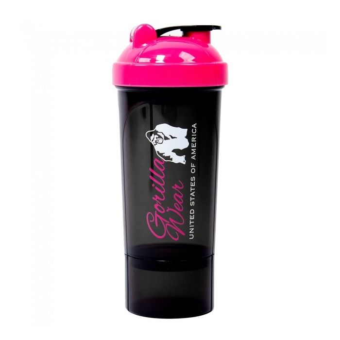 Gorilla Wear Shaker Compact - Black/Pink - 500ml - Shaker at MySupplementShop by Gorilla Wear