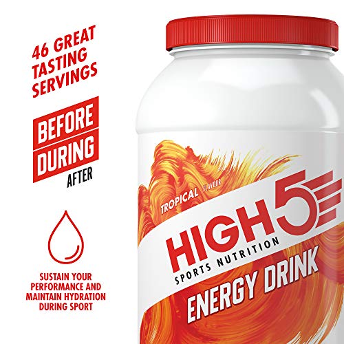 High 5 Energy Drink 2.2kg Tropical - Sports Nutrition at MySupplementShop by High 5