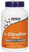 NOW Foods L-Citrulline, 750mg - 180 vcaps - Amino Acids and BCAAs at MySupplementShop by NOW Foods