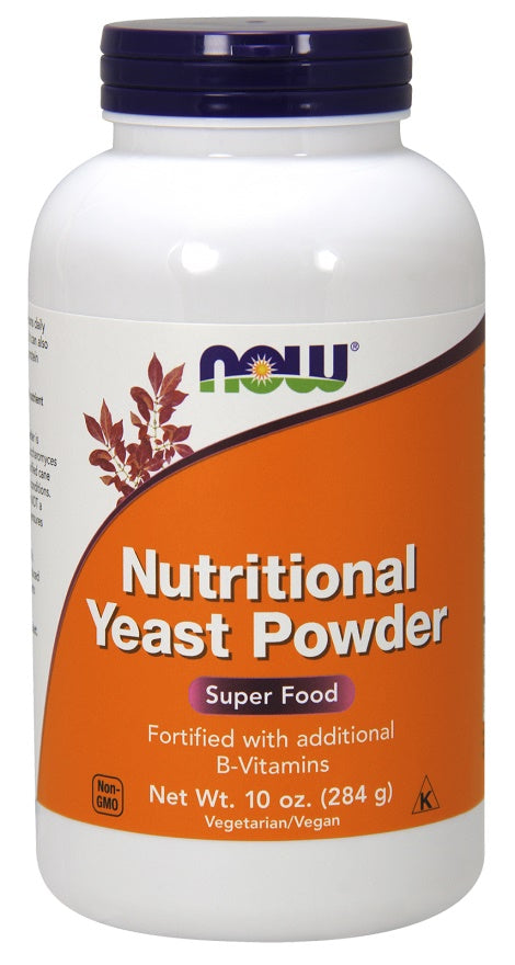 NOW Foods Nutritional Yeast Powder - 284g - Health and Wellbeing at MySupplementShop by NOW Foods