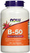 NOW Foods Vitamin B-50 - 250 vcaps - Vitamins & Minerals at MySupplementShop by NOW Foods