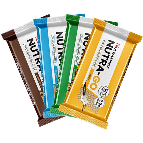 Nutramino Nutra-Go Wafer 12 x 39g - Protein Wafer at MySupplementShop by Nutramino