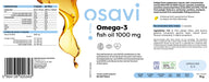 Osavi Omega-3 Fish Oil, 1000mg (Lemon) - 60 softgels - Omega-3 at MySupplementShop by Osavi