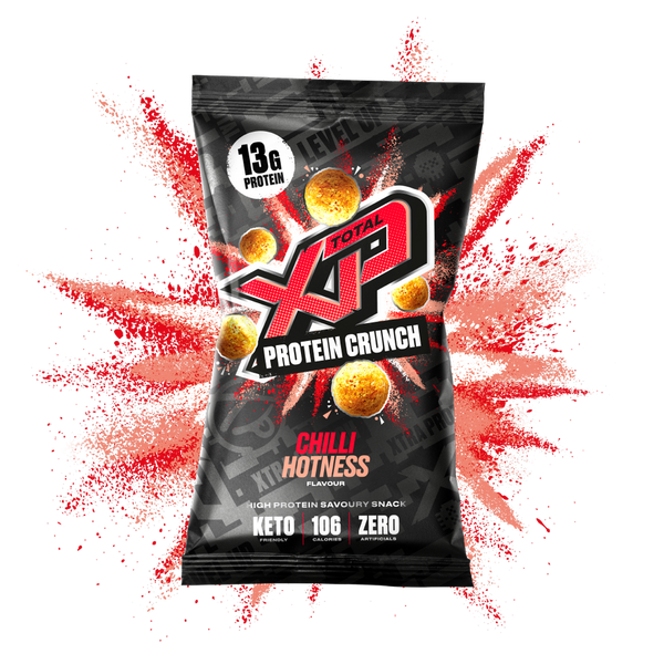 TOTAL XP Protein Crunch - Tasty High Protein Snacks 12 x 24g - Savoury Snack at MySupplementShop by Total XP